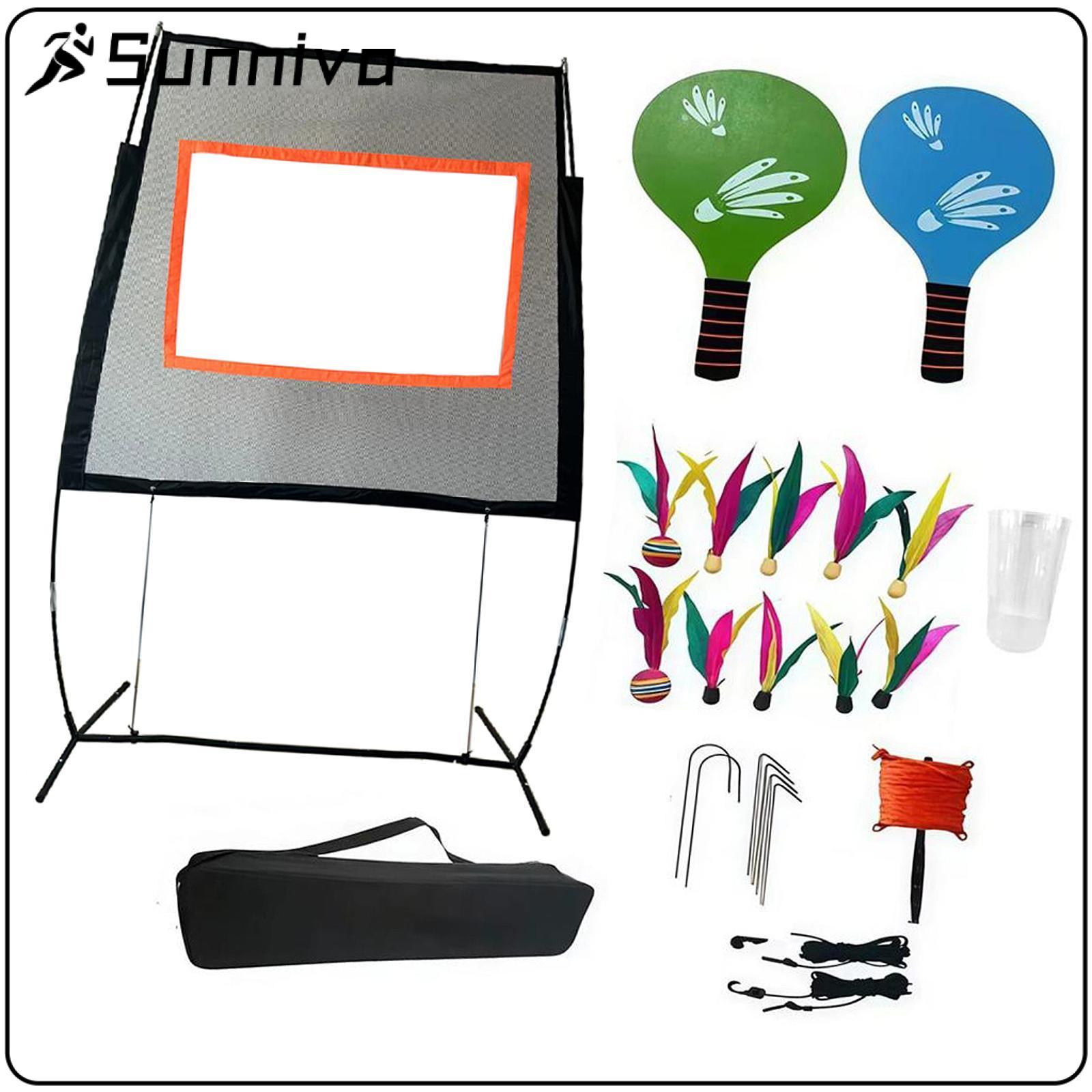 Gazechimp Badminton Net Set with Storage Bag Easy Installation Games Versatile Adults Sports Net for Sports Beach Outdoor Court Indoor ราคา 4,168 บาท*ส่งฟรี