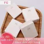 FG 50 cái thẻ kẹp tóc màu trắng đính Thẻ cung hiển thị Thẻ các tông đóng gói giấy