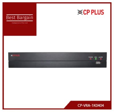 Best Bargain - CP-PLUS 4 Ch. 1080P Indigo DVR CP-VRA-1K0404