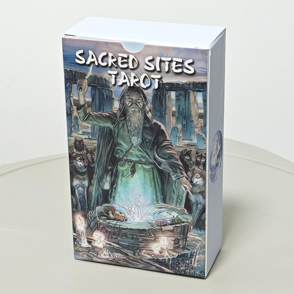 12*7cm Sacred Sites Tarot 78 Pcs Colorful Tarot Cards Connect with The Age-old Wisdom of Temples, Shrines, and Sacred Places