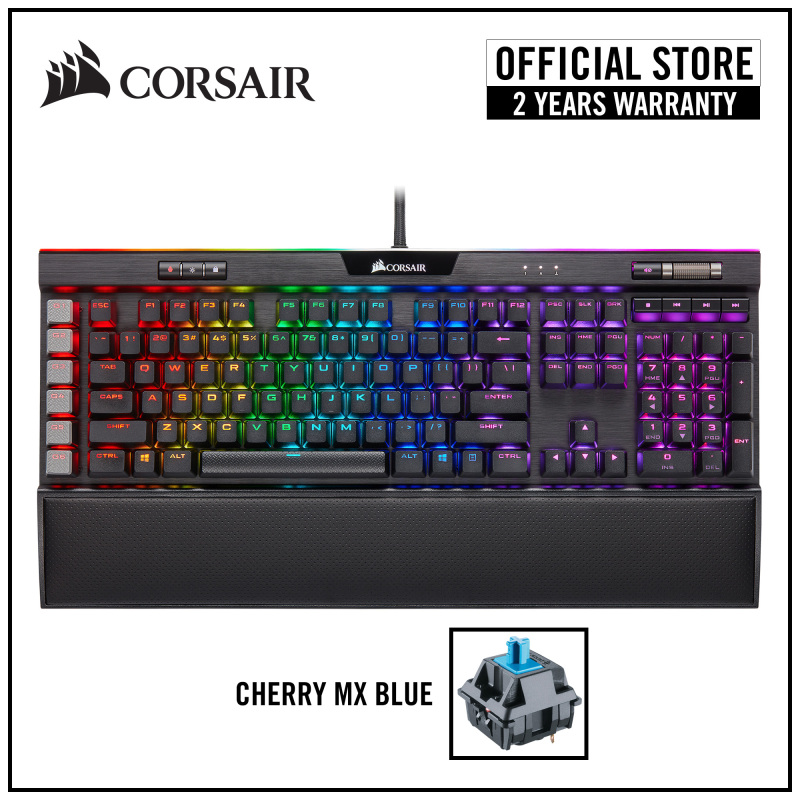 CORSAIR K95 RGB PLATINUM XT Mechanical Gaming Keyboard (Black) — Cherry MX Blue RGB Singapore