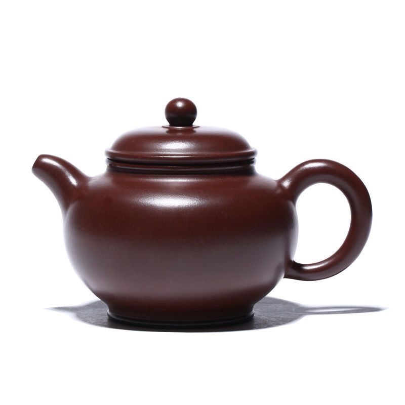 Yixing Zisha Pot Popular Purple Vermilion Clay Pot Only Famous Kung Fu Tea Set 200cc Authentic Zisha
