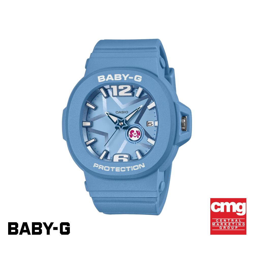 CASIO นาฬิกาข้อมือผู้หญิง BABY-G รุ่น BGA-10D-2A2DR สายเรซิ่น สีฟ้า ราคา 3,045 บาท*ส่งฟรี