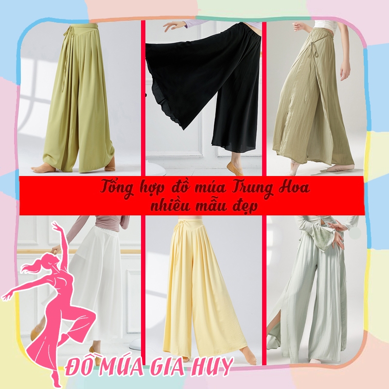[TỔNG HỢP] (MQ31 - MQ44) Quần múa đương đại, quần múa cổ trang Trung Hoa, quần nữ ống rộng nhiều mẫu đẹp