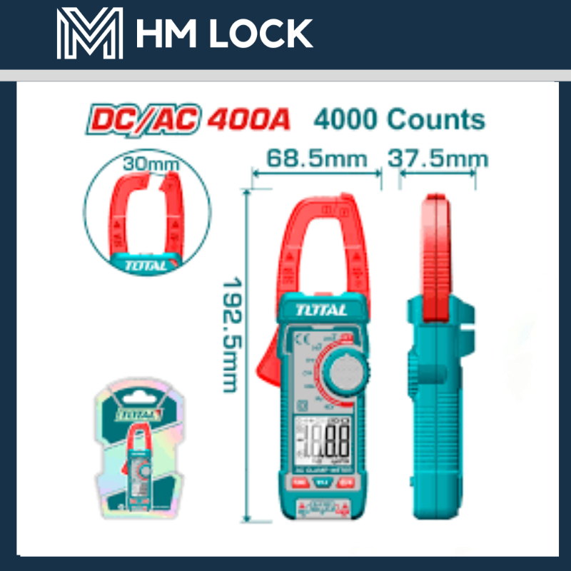 [NEW] KỀM ĐO AC KỸ THUẬT SỐ 400A / 4000 SỐ ĐẾM TOTAL TMT762002 - HÀNG CHÍNH HÃNG