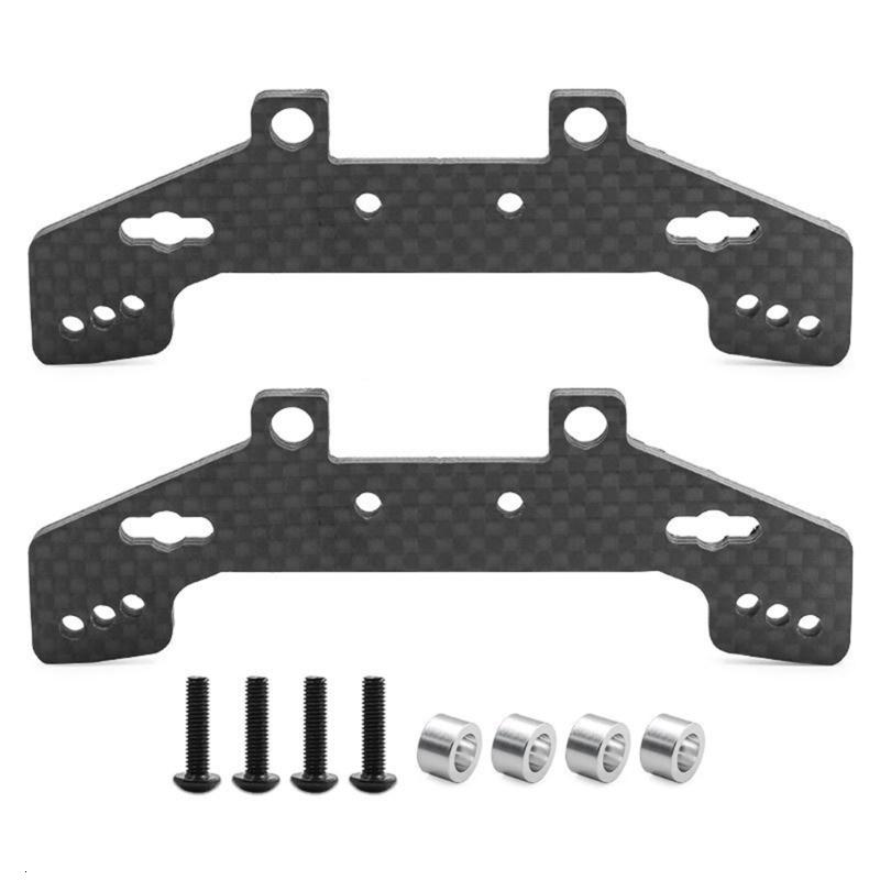 Lightweight Carbon Fiber Chassis Reinforcement Plate For 1/10 Remote Control Vehicle Fit TT02 TT02R Models - 2