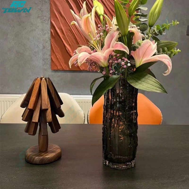 Walnut Wood Table Mat Heat-Resistant Anti-Skid Space Saving Tree Shape Design Multifunctional Trivet Mat For Home Office (23 x 10cm) ราคา 835 บาท*ส่งฟรี