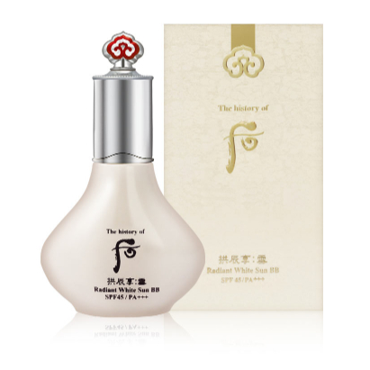 [Chính Hãng] Kem Nền BB Trang Điểm Chống Nắng Whoo Seol Radiant White Sun BB SPF45/PA+++ Rạng Rỡ Khí Chất - Chất kem mềm mịn, dễ dàng tán đều, tiệp vào da như làn sương mỏng, tạo cảm giác nhẹ tênh, thông thoáng suốt ngày dài.