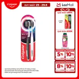 [Chỉ 25-29.6_X2 Voucher giảm đến 20%] Bàn chải Colgate trắng răng Optic White với lông chải 2 tầng sạch vượt trội