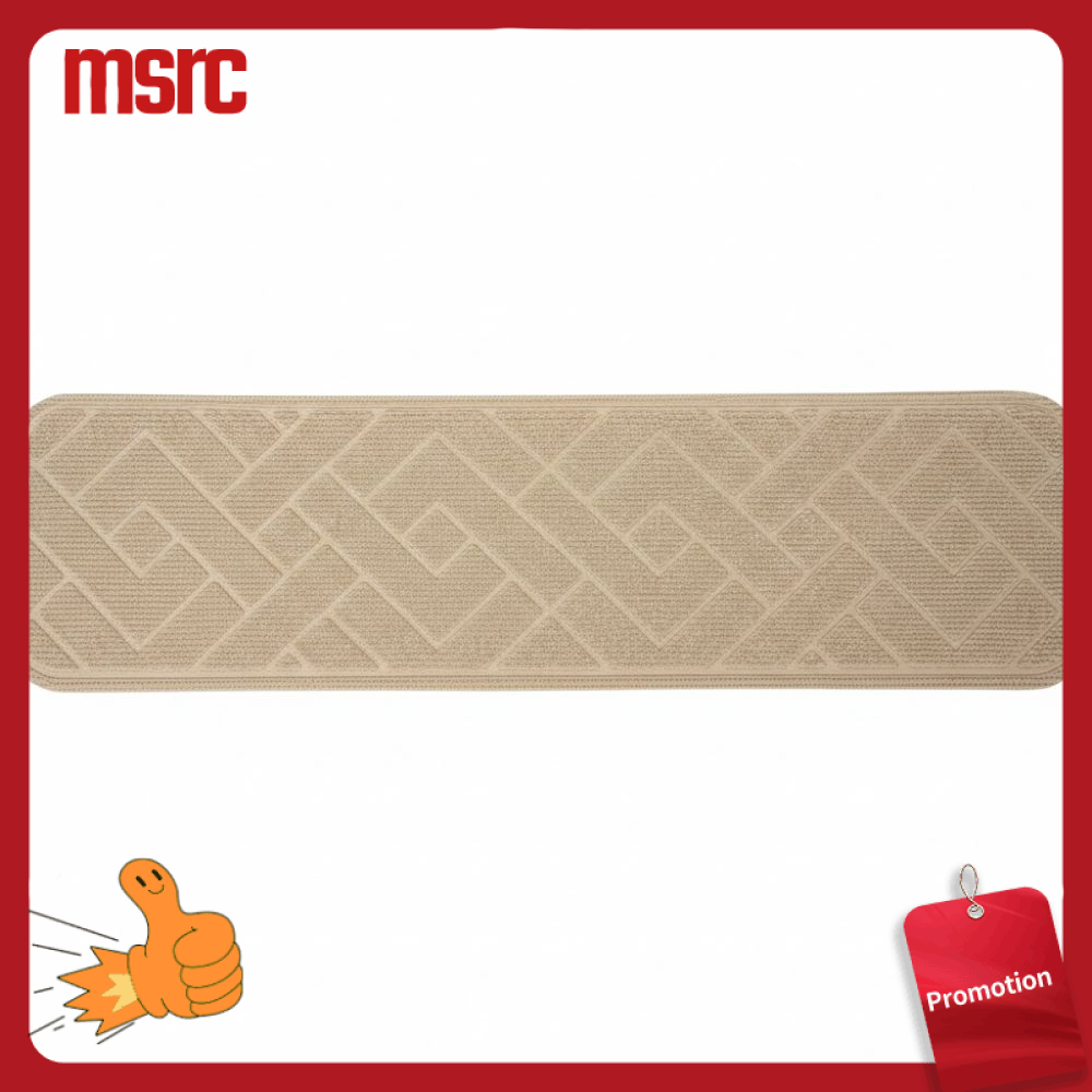 MSRC 1pc 8x30 inch Bậc thang Tự dính Không trượt Thảm trải cầu thang Bền bỉ Hỗ trợ TPR Thảm cầu thang dùng trong nhà