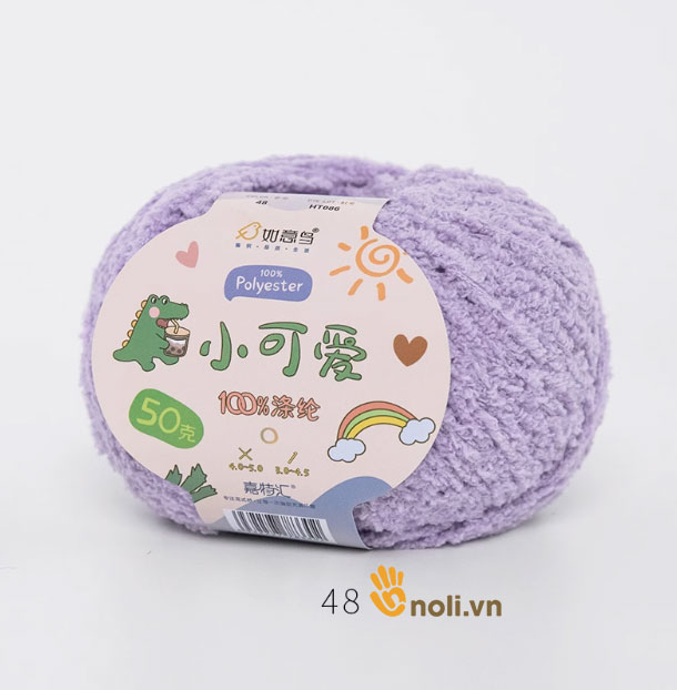 Bông Xù Xiaoke 50g chuyên móc thú bông đan váy áo mùa đông siêu thích. (Từ 26-47)
