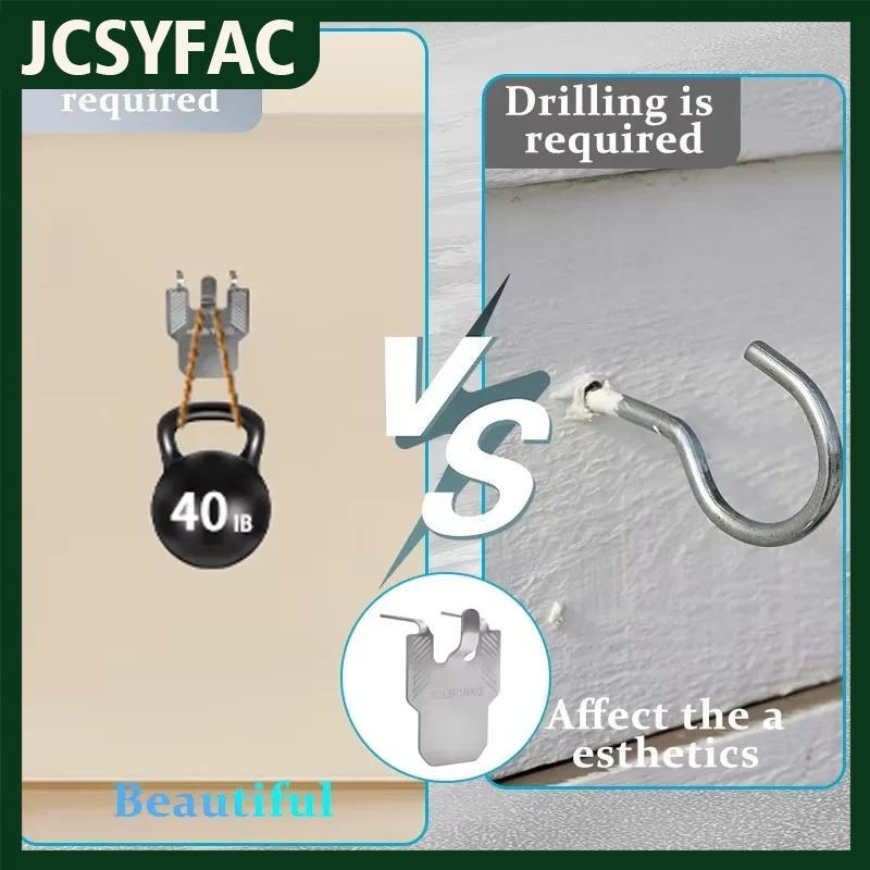 JCSYFAC ตะขอแขวนผนังสำหรับแขวนรูปภาพ20ชิ้น, ตะขอแขวนผนังสำหรับแขวนรูปภาพกระจกชุดโปสเตอร์รูปภาพอุปกรณ์ตกแต่งห้องสำนักงานง่ายต่อการทำเล็บ ราคา 205 บาท*ส่งฟรี