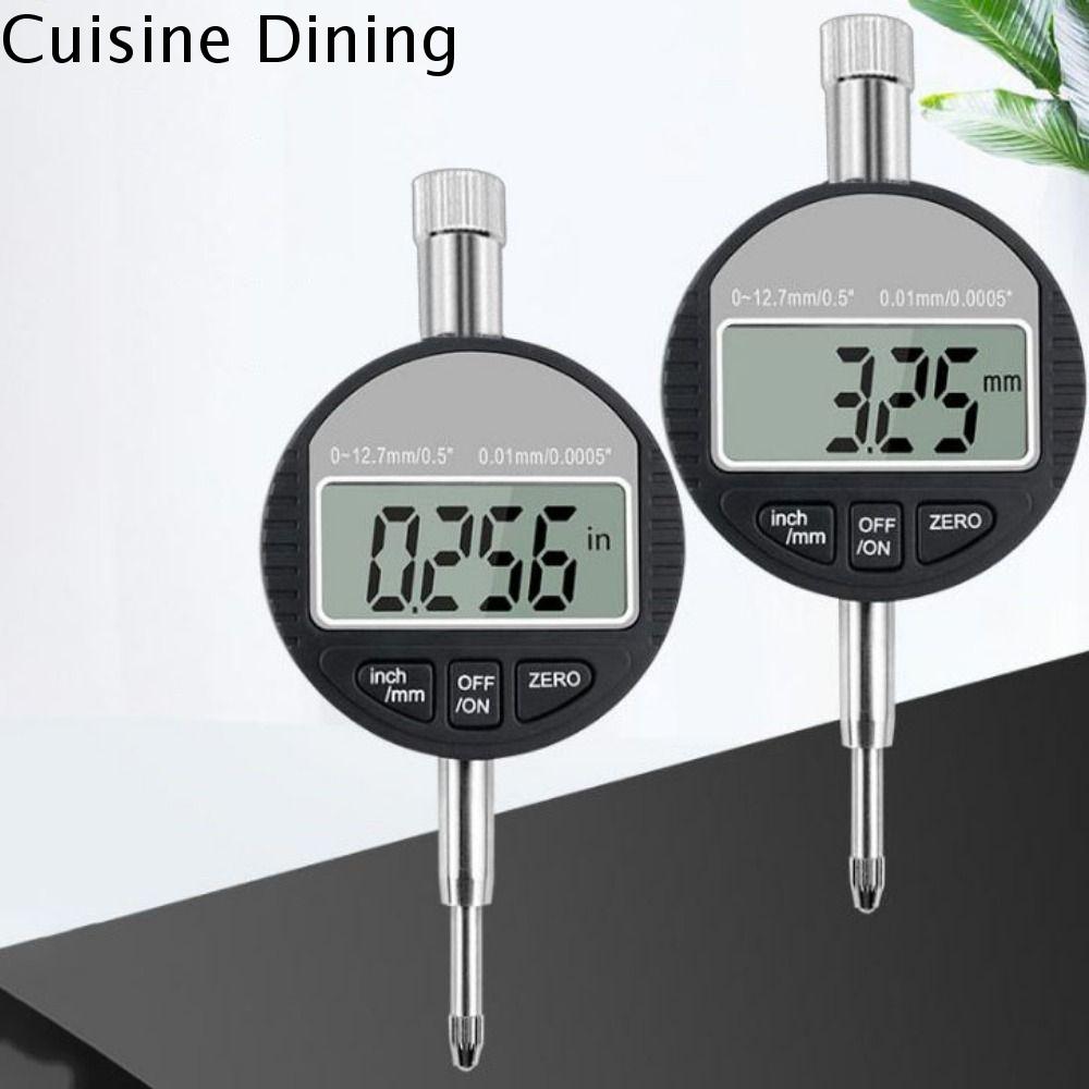 CUISINE Phạm vi 0-12,7mm Chỉ báo kiểm tra quay số Màn hình kỹ thuật số Độ chính xác 0,01mm Đồng hồ đo chỉ thị Di động Chống thấm nước Chỉ báo quay số điện tử Đo độ sâu