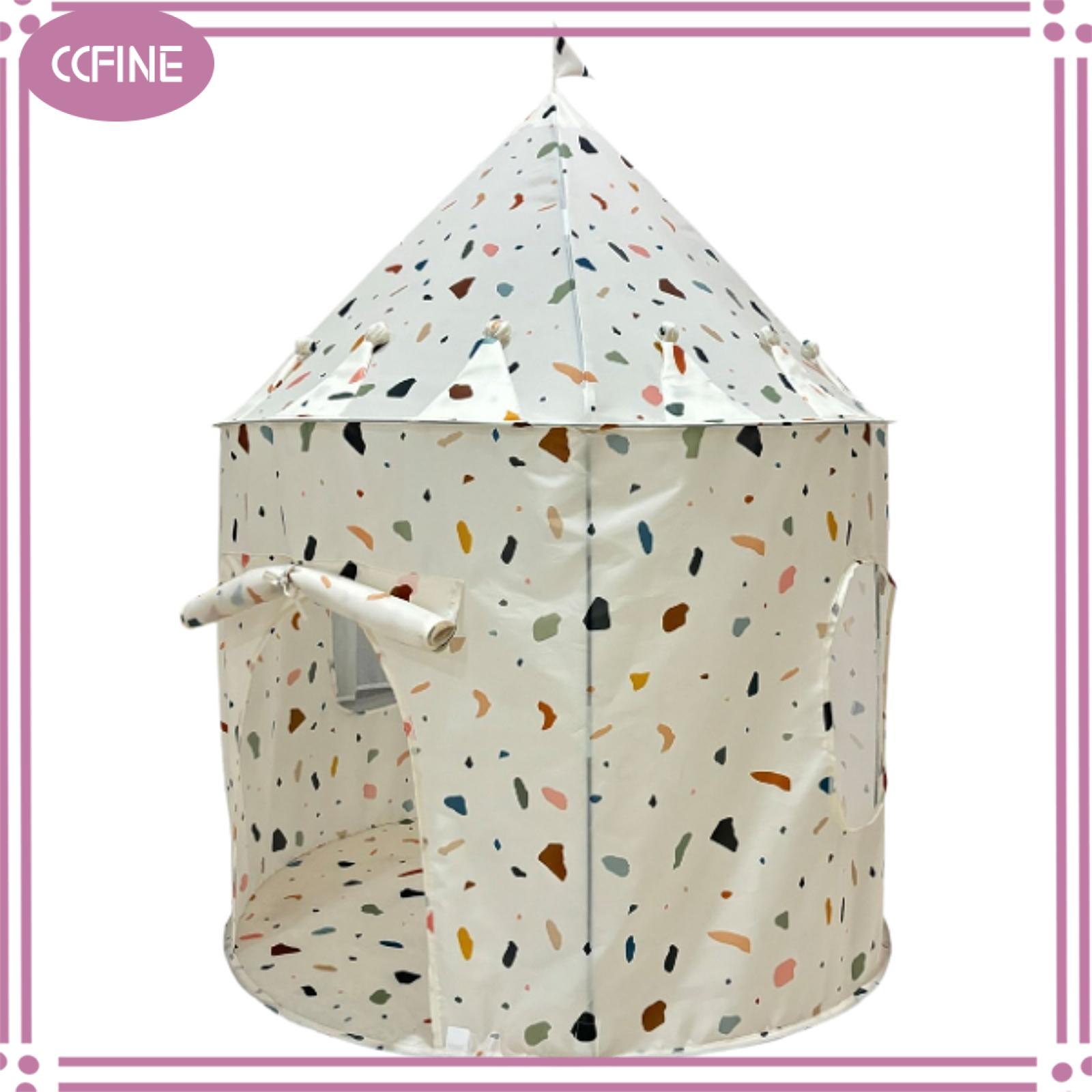 Ccfine trẻ mới biết đi Lều teepee lâu đài lều có thể gập lại teepee nhà vui chơi