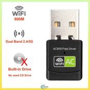 USB WiFi Dongle & Bluetooth Adapter - 150/300/600Mbps