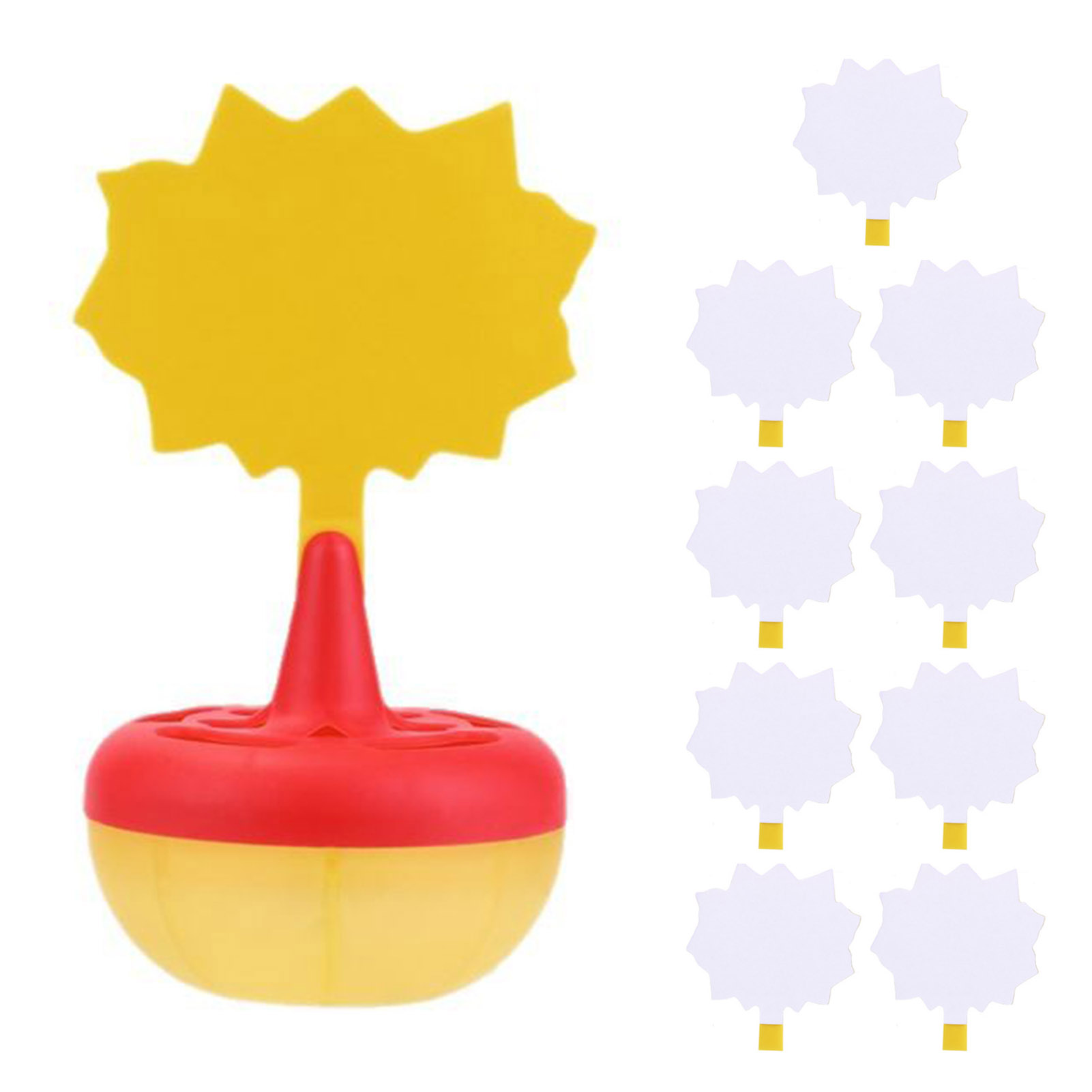 Goodbro tái sử dụng Gnat Trap dính bay tấm hiệu quả dính bẫy ruồi Hội Đồng Quản trị với cơ sở để chụp gnats và ruồi giấm trong nhà/Sử dụng ngoài trời lý tưởng cho các nhà hàng và nhà bếp dính chắc bay nhỏ