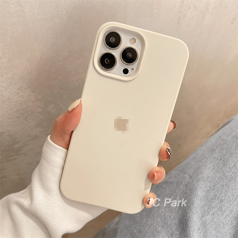 With Logo Official Liquid Silicone Phone Case For iPhone 17 16 15 Pro Max Plus 14 13 12 11 Pro Max XR X XS Max Soft Shockproof Phone Casing Skin-friendly Anti-fall Phone Cover With Velvet Inside - Image 3