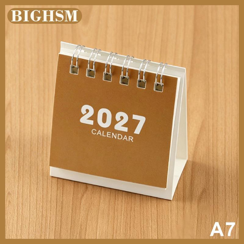 BIGHSM Lịch để bàn 2027 lịch du lịch mini nhỏ gọn hoàn hảo cho gia đình văn phòng trường học giúp lên kế hoạch lịch trình hàng ngày và trang trí nhà cửa