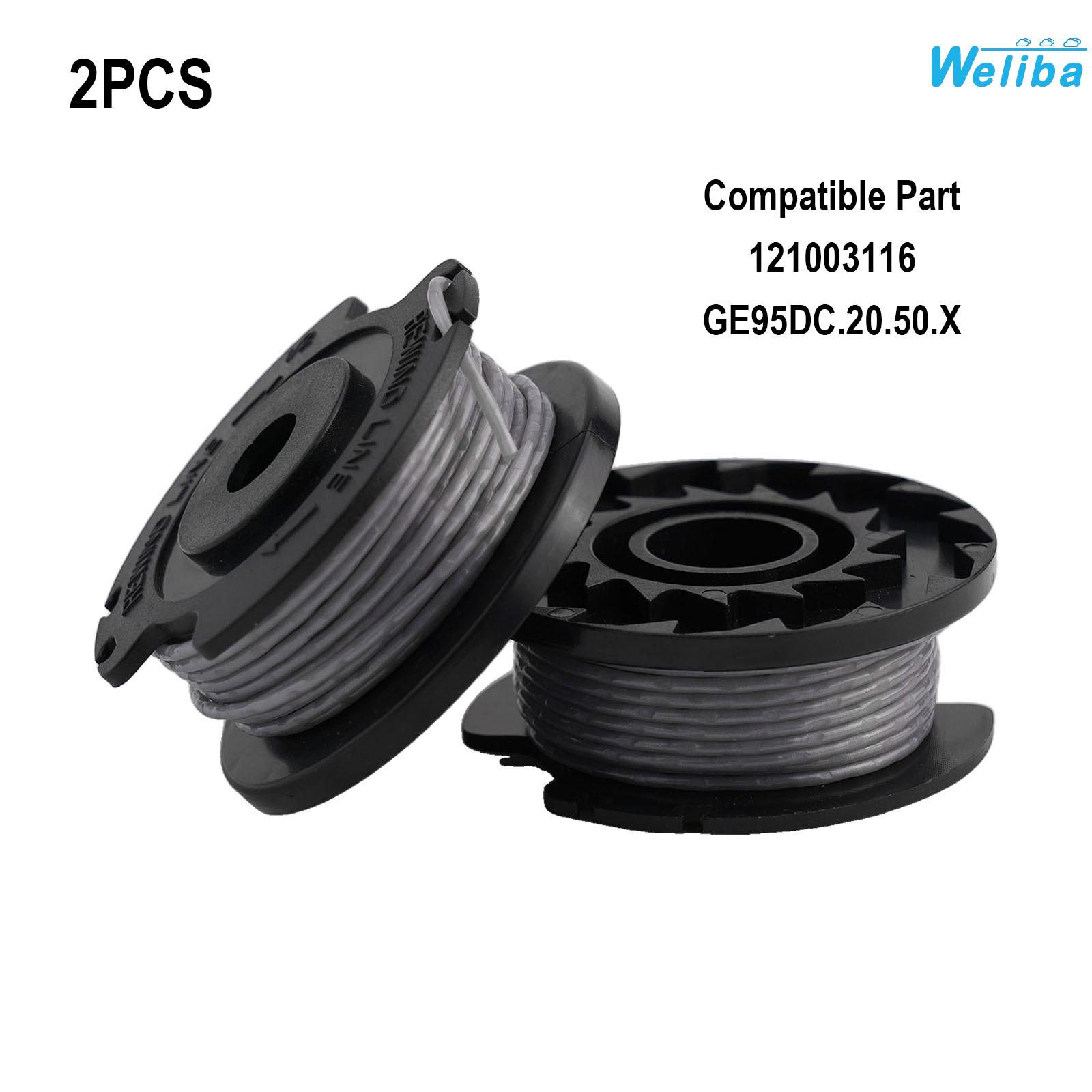 【Weliba】 Premium Spool & Line Set for Spear & Jackson 24v Strimmer CLGT2425H (2 Pack) [New Home Products Hot Sale] ราคา 88 บาท*ส่งฟรี