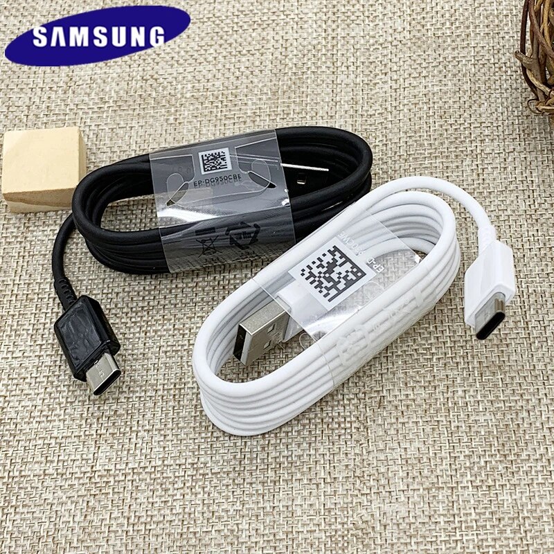 Samsung S10 1m cáp loại C ban đầu 20/120/200/300cm USB C dữ liệu sạc nhanh cuộn dây cho Galaxy A11 A12 A13 A14 a21s A22 A32 A52 S9