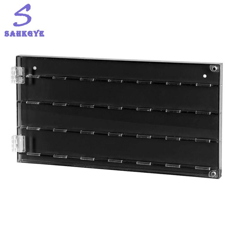 greatbuy666-Guitar Pick Display Case with Clear Lid, Acrylic 28 Slot Wall Mount Storage Case ราคา 585 บาท*ส่งฟรี