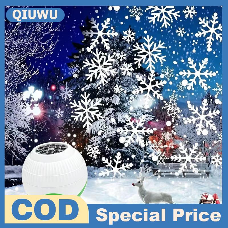 QIUWU Led đại dương chiếu ánh sáng 360 ° rotating USB powered năng động đêm đèn cho trang web đám cưới trang trí