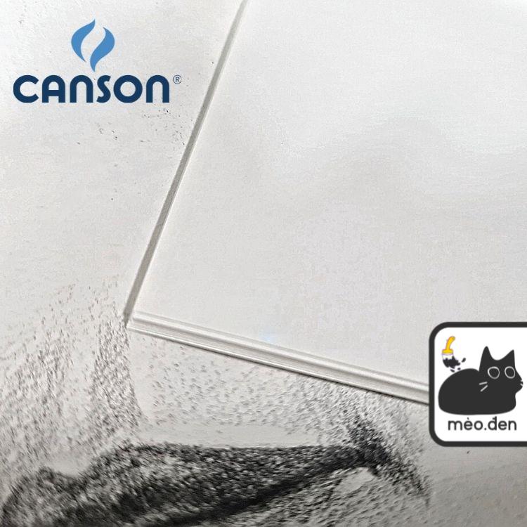 Giấy vẽ canson hàn 110gsm vân ngang vẽ hình hoạ, chân dung - họa cụ hakuart