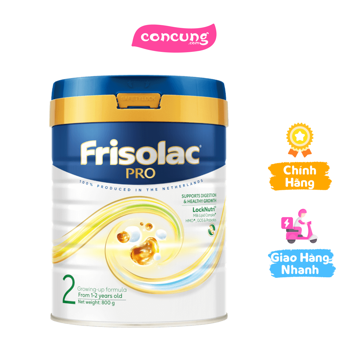 SPDDCT Frisolac Pro 2, 800g (1 - 2 tuổi)
