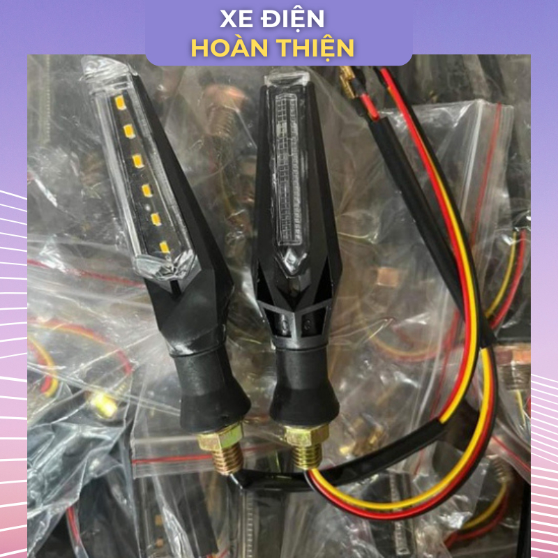 Xi nhan xe điện xmen,133m,133s...led 2 mặt -giá 1 đôi.