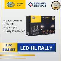 HELLA Retrofit LED-HL RALLY 12V/24V 6500K 65W Headlight Bulb Set