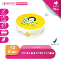 Bedak Marcks Cream untuk Mengatasi Jerawat & Wajah Berminyak (40 Gram)