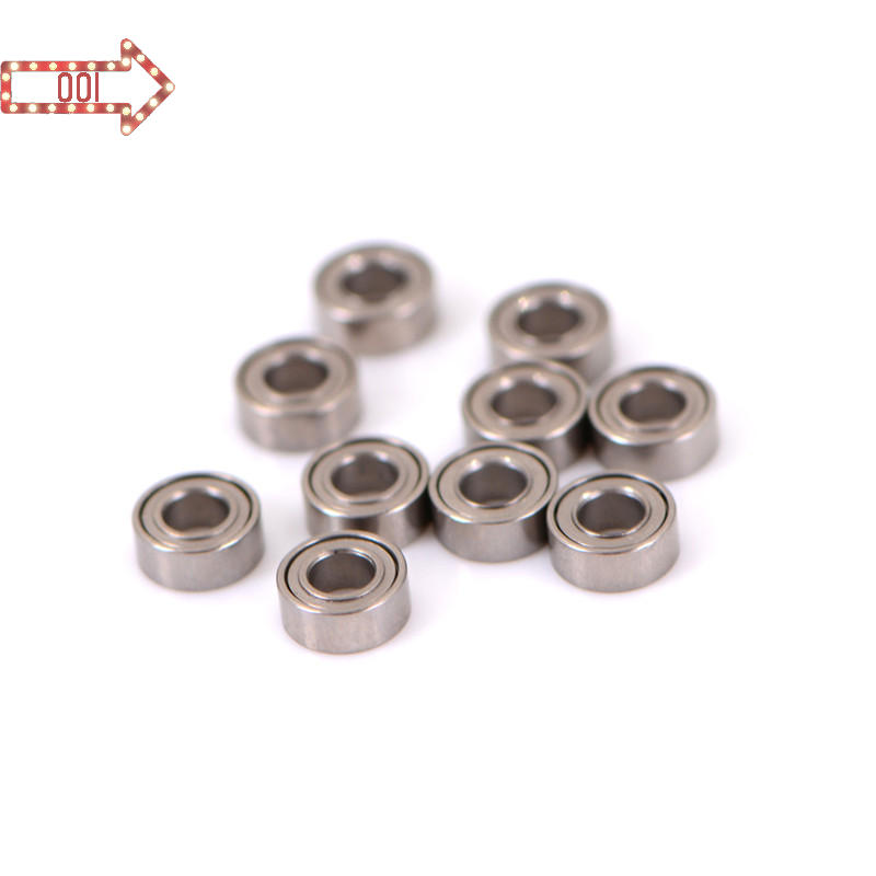 OOI 10 chiếc vòng bi lăn bi thép Mini mr63zz 3*6*2.5mm