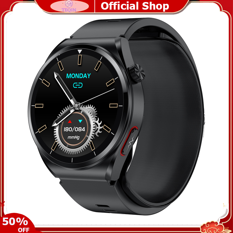 TEQIN toy new S22 Smart Watch With Heart Rate Blood Lipid Uric Acid Blood Pressure Blood Oxygen Sleep Monitor Waterproof 1.39 Inch Touchscreen Activity Trackers For Smart Phones Laptop ราคา 3,221 บาท*ส่งฟรี