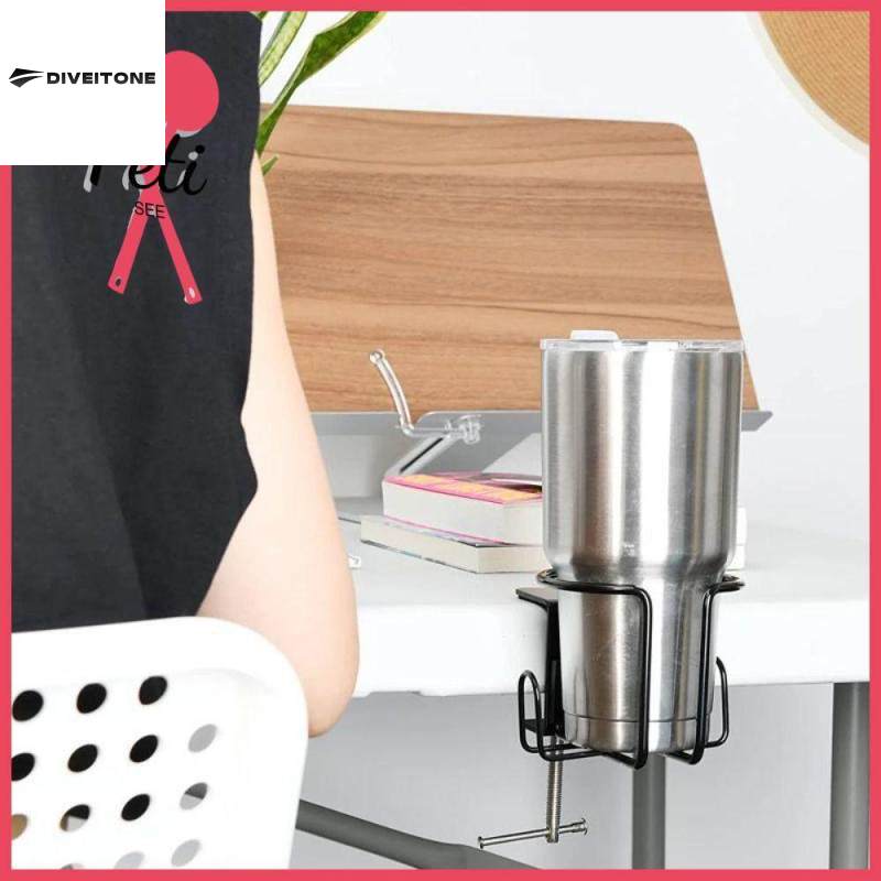 DIVEITONE 3.58 Inch สำนักงานสีดำแก้วสากลถ้วยโลหะ ที่วางแก้ว ราคา 156 บาท*ส่งฟรี