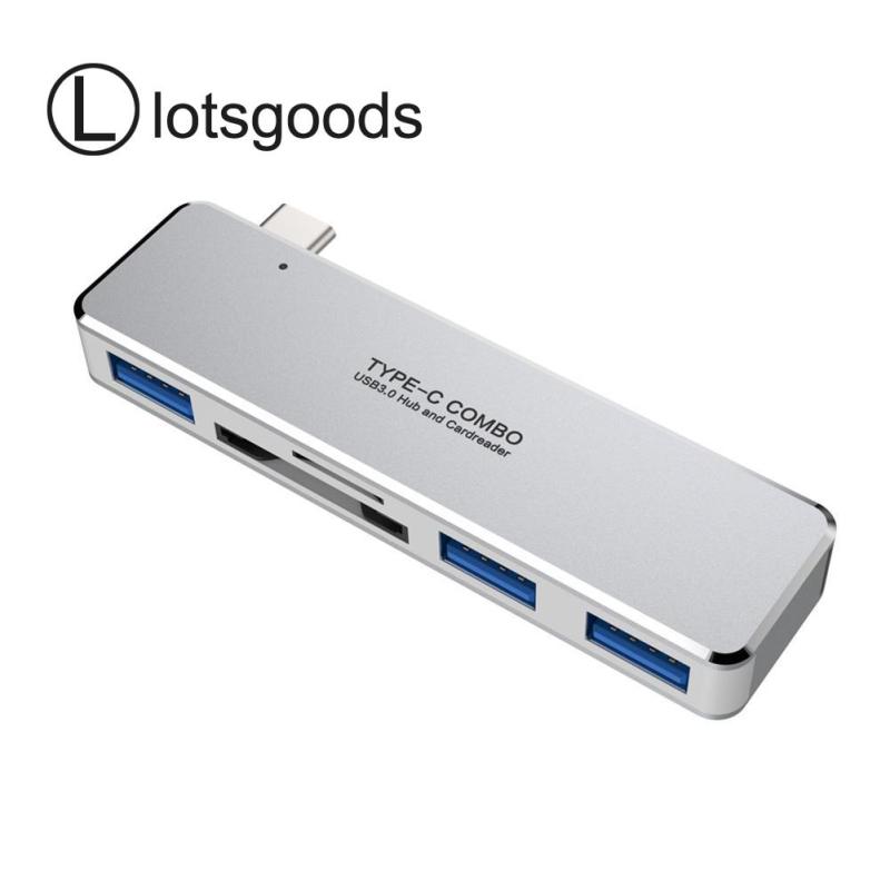 3 USB 3.0 High Speed Type-C Expander Multi USB C HUB w/TF Momory Card Slot