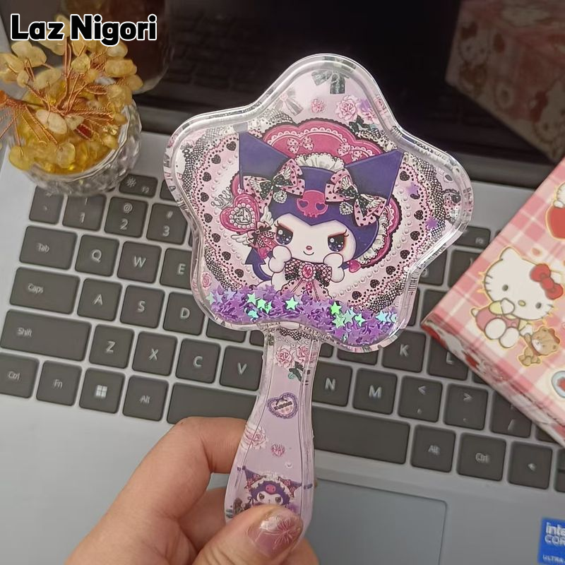 Laz Nigori Sanrio Cartoon Sand Flow Massage Hairbrush with Cute Design for Girls and Women ราคา 38 บาท*ส่งฟรี