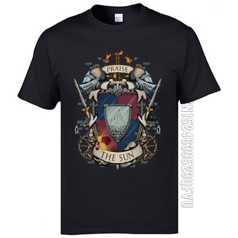 Praise The Sun Dark Souls Logo Design New Tshirts Game Group Tops & Tees New Coming Shirt Youth T Sh