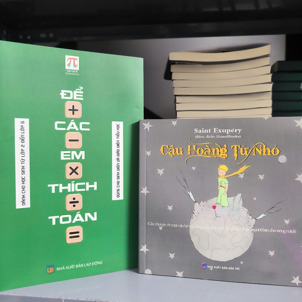 Sách - Combo 2 cuốn : Để các em thích toán + Cậu hoàng tử nhỏ - HanoiBooks