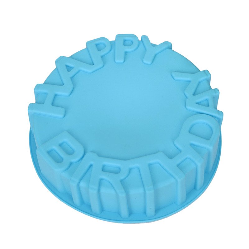 Chúc mừng sinh nhật khay nướng bánh vòng mousse khuôn silicon DIY Khay nướng bánh