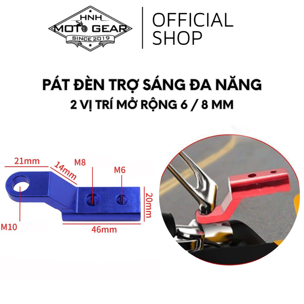 Pát Gắn Trợ Sáng / Phụ Kiện Đa Năng 2 Vị Trí Mở Rộng