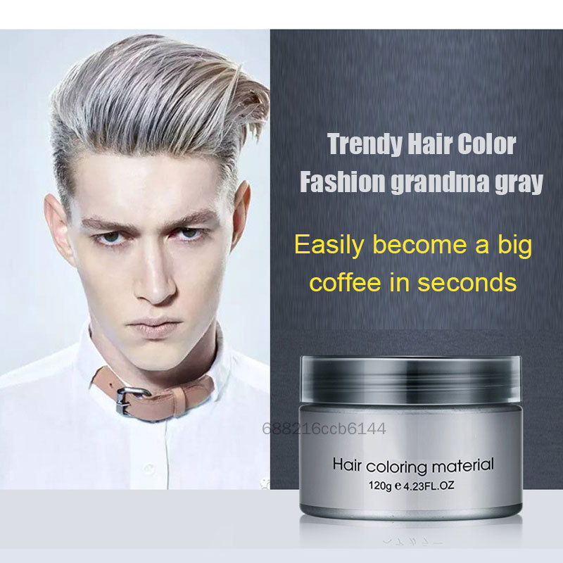 Sáp màu tóc tạm thời kiểu tóc pomade kem dùn