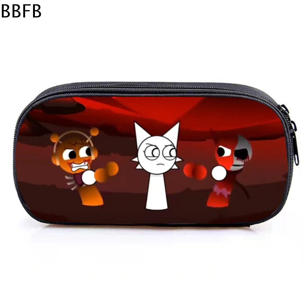 BBFB Cá tính Túi bút chì trò chơi incredibox sprunki Dây kéo Di động Hộp Bút Chì incredibox sprunki Dễ thương Đựng đồ Hộp Bút Chì trò chơi âm nhạc Học sinh
