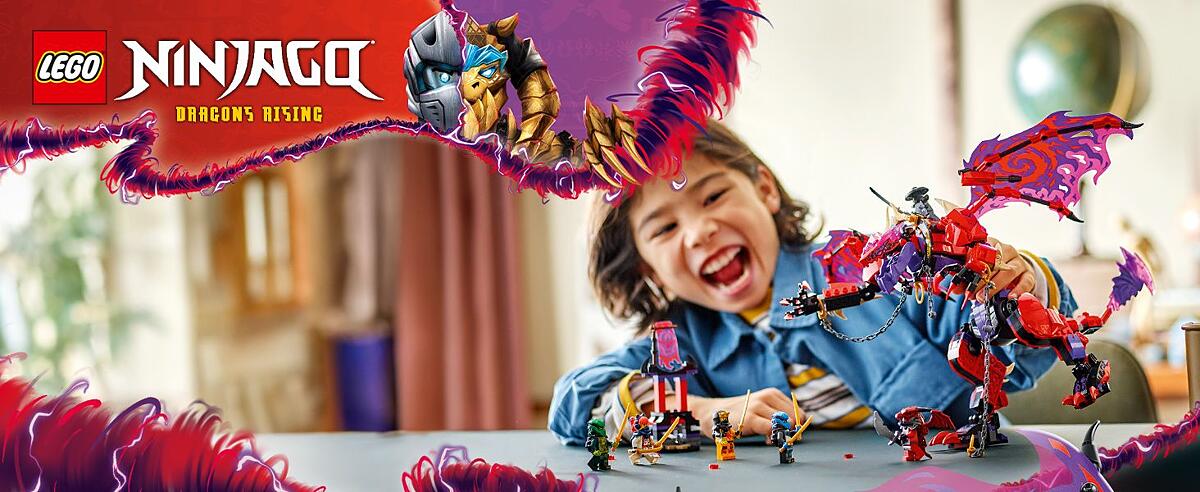 LEGO NINJAGO 71832 Thunderfang Dragon of Chaos (668 Pieces