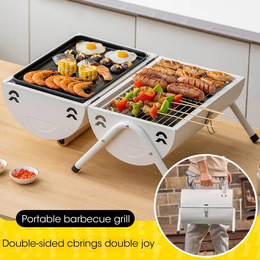 Double Side Grill Outdoor Camping Grill Camel BBQ Charcoal Grill Portable BBQ Grill Use Function Roasting Grill ราคา 970 บาท*ส่งฟรี