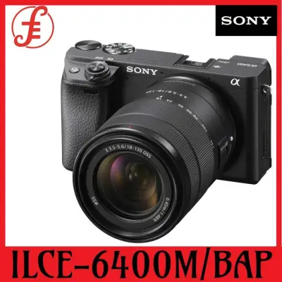 Sony ILCE-6400M 24.2MP E-mount Camera with APS-C TYPE EXMOR Sensor with 18-135mm Zoom Kit Lens (Black) (ILCE-6400M)
