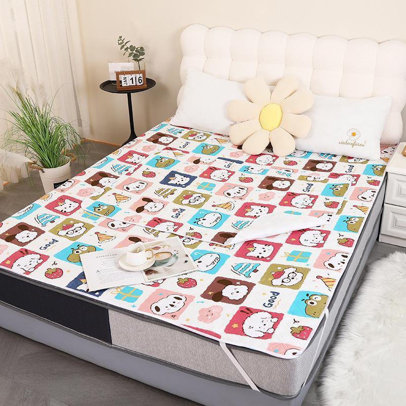 ผ้ารองฉี่ 50*70cm ผ้ารองฉี่เด็ก เบาะรองนอนเด็กทารก แผ่นรองกันเปื้อน รองฉี่ กันน้ำ รูปแบบน่ารัก มสำหรับผู้ใหญ่/เด็กซักได้