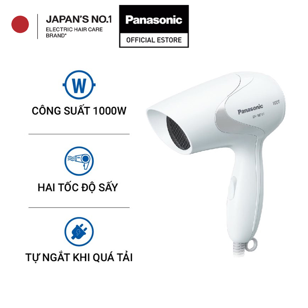 Máy Sấy Tóc Panasonic EH-ND11-A645 Xanh 1000W - Thiết Kế Nhẹ, An Toàn và Hiệu Suất Cao