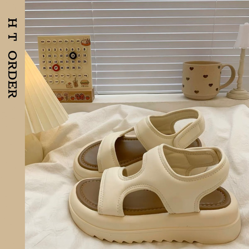 Sandal nữ đế cao chống trơn trượt thời trang dễ phối đồ mới  2023