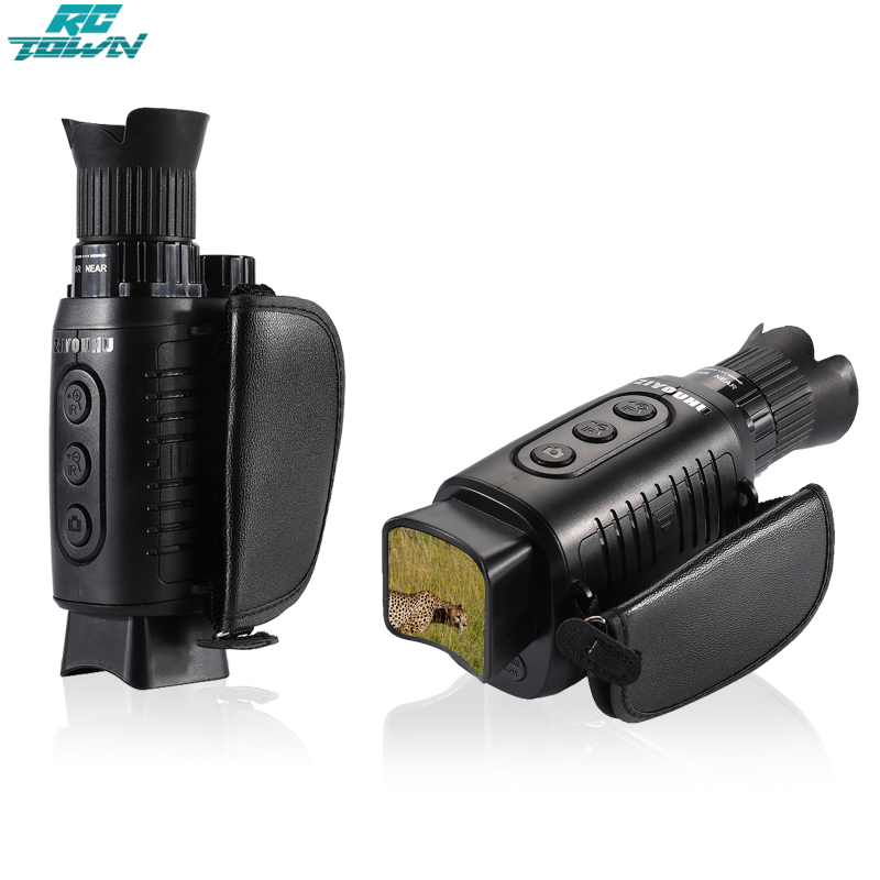 อุปกรณ์กีฬาและกิจกรรมกลางแจ้ง RCtown Digital Night Vision Monocular Handheld Portable Infrared Night Vision Device with 1.7-Inch LCD Screen ราคา 2,304 บาท*ส่งฟรี