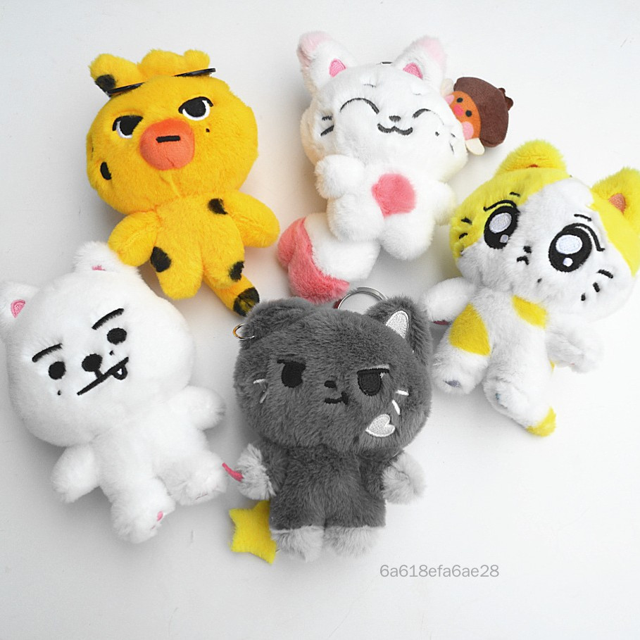 WONCHU พวงกุญแจตุ๊กตา Plush - ENHYPENS Liang Zhenyuan Shim Zailun Park Zongxing จี้ ราคา 213 บาท*ส่งฟรี